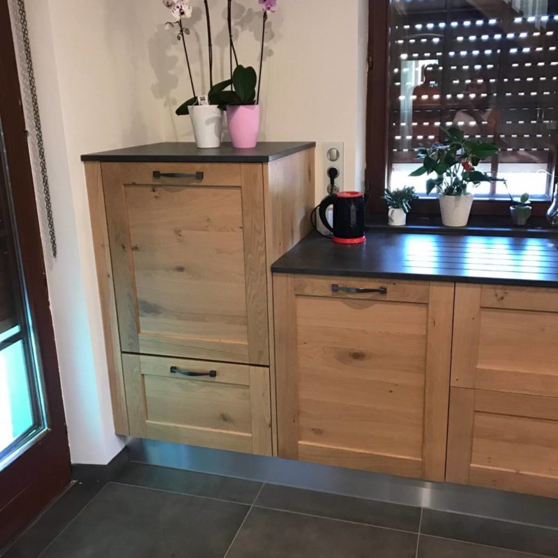 CUISINES PLATEAUX EN BOIS MASSIF EFFET TRONC Ostwald 6