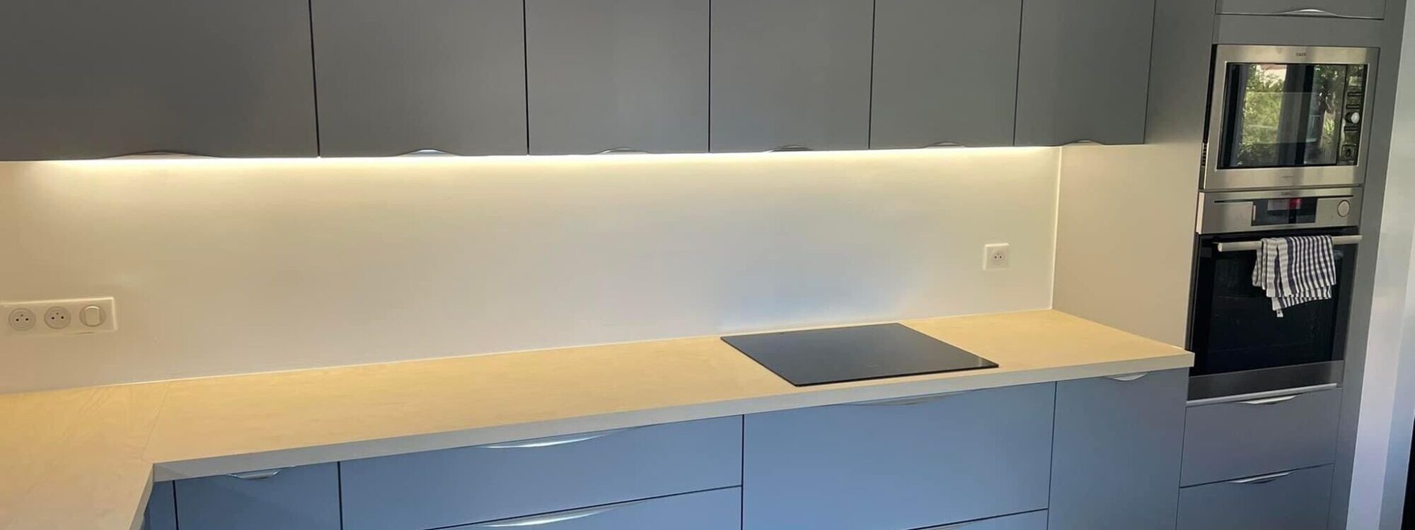 Installation cuisine XXL en pet &agrave; ILLKIRCH Lingolsheim