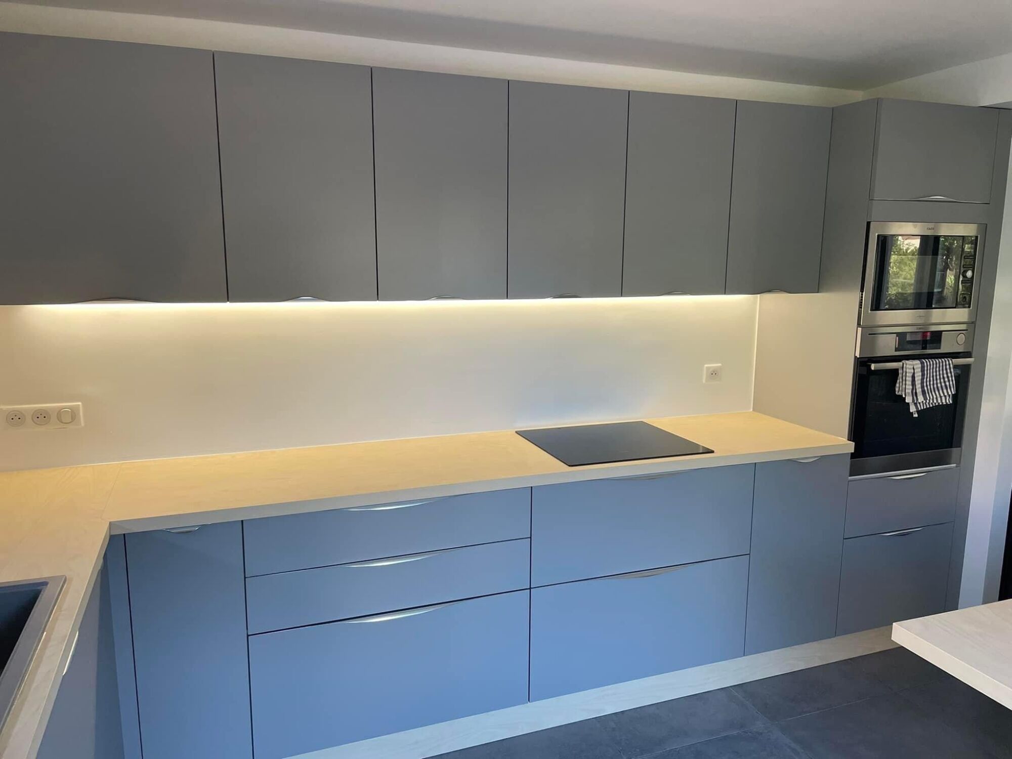 Installation cuisine XXL en pet &agrave; ILLKIRCH Lingolsheim